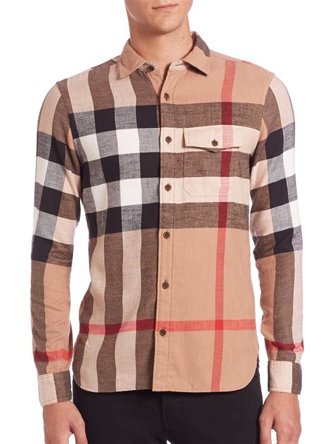 burberry brit shirts men|burberry men's shirt on sale.